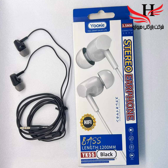 تصویر هندزفري سيم دار يوکي  YOOKIE-YK55